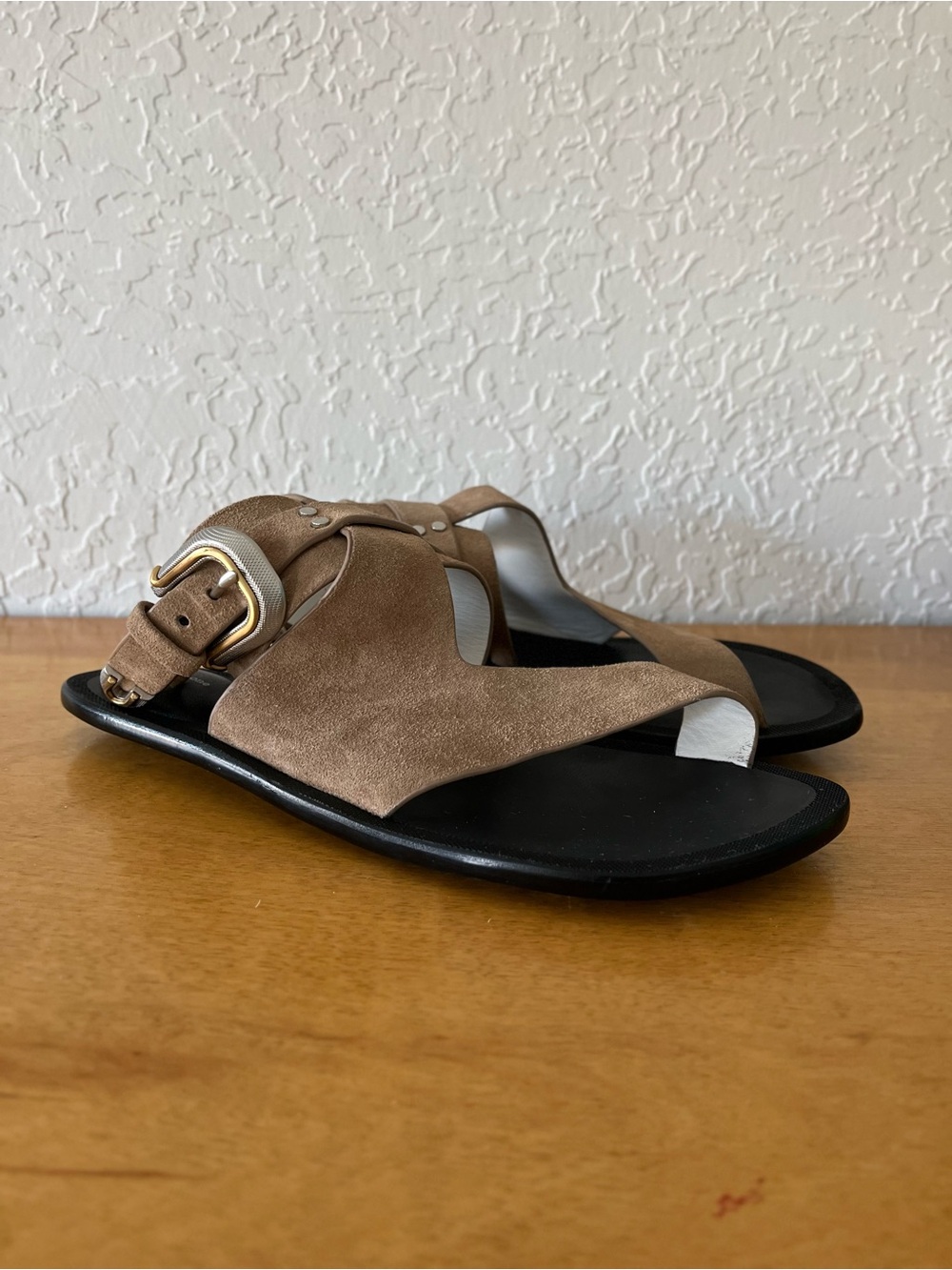 Rag & Bone Ventura Sandal Tan Suede Size 40/9.5